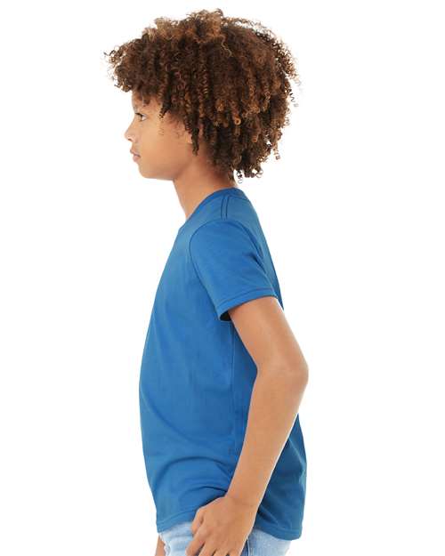 BELLA + CANVAS 3001Y - Youth Jersey Tee - Columbia Blue