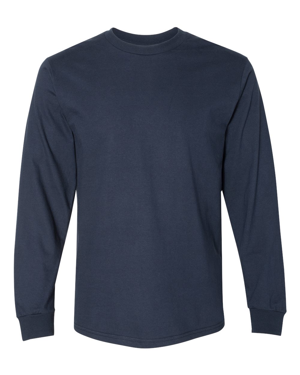 Gildan H400 — Unisex Hammer™ Long Sleeve T-Shirt — Dark Navy (flat)