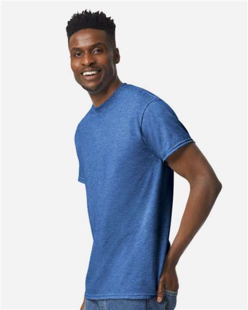 Gildan 8000 - Unisex DryBlend T-Shirt - Heather Deep Royal