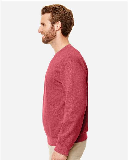 Gildan 18000 - Unisex Heavy BlendTM Crewneck Sweatshirt - Heather Scarlet Red