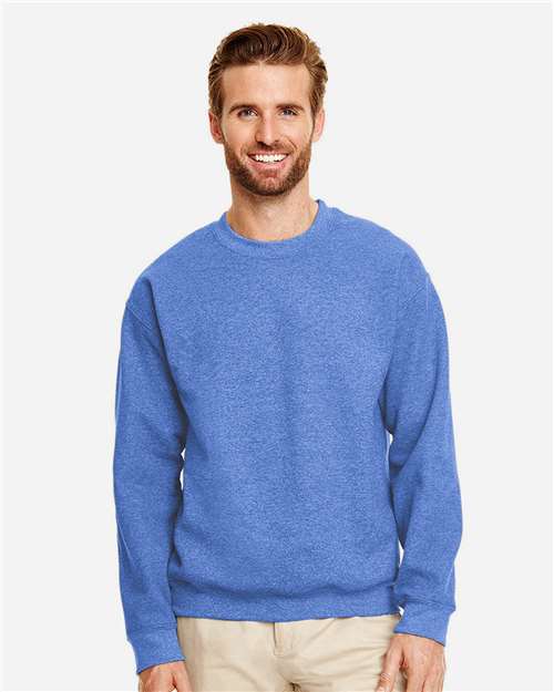 Gildan 18000 - Unisex Heavy BlendTM Crewneck Sweatshirt - Heather Deep Royal