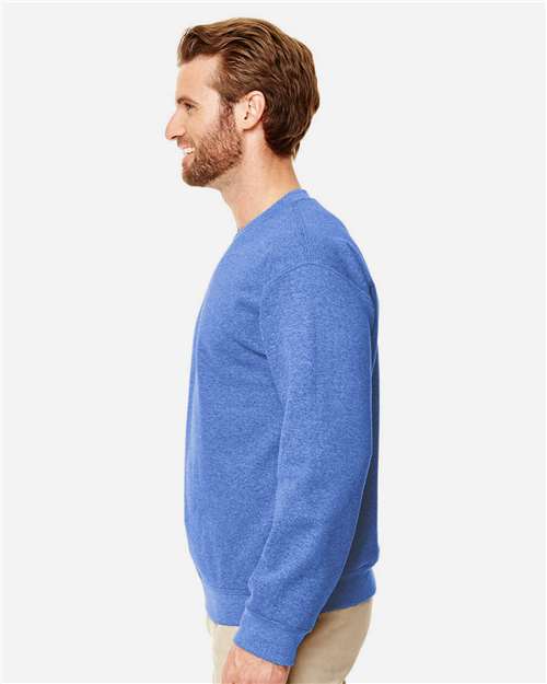 Gildan 18000 - Unisex Heavy BlendTM Crewneck Sweatshirt - Heather Deep Royal