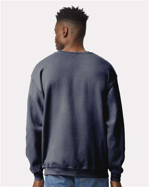 Gildan 18000 - Unisex Heavy BlendTM Crewneck Sweatshirt - Heather Dark Navy