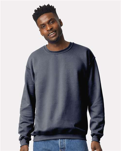 Gildan 18000 - Unisex Heavy BlendTM Crewneck Sweatshirt - Heather Dark Navy