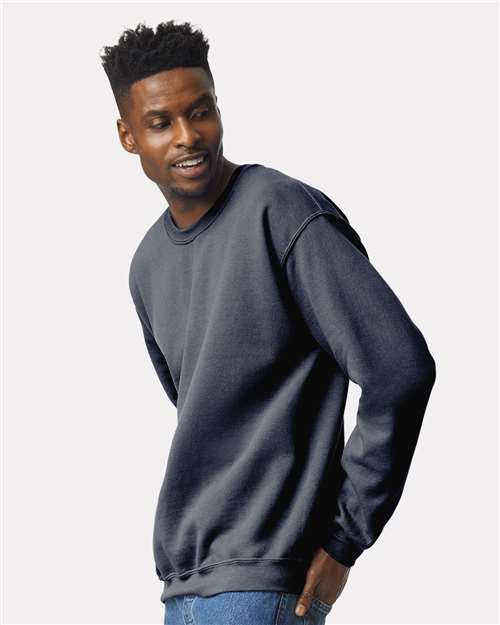 Gildan 18000 - Unisex Heavy BlendTM Crewneck Sweatshirt - Heather Dark Navy