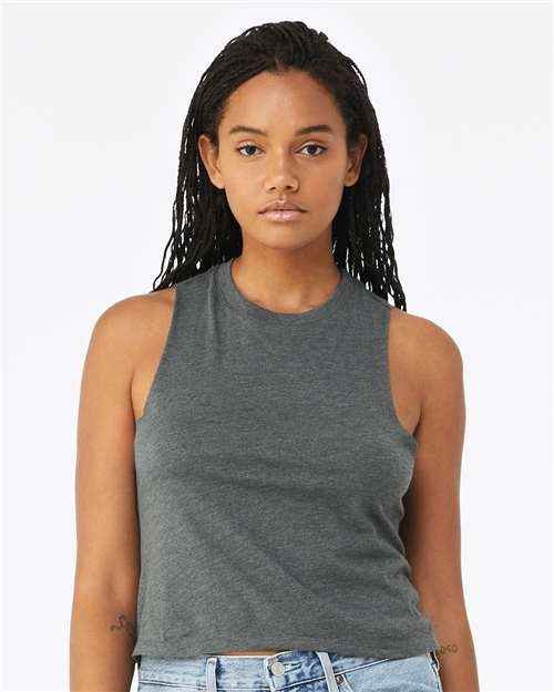 BELLA + CANVAS 6682 - Women's Racerback Crop Tank