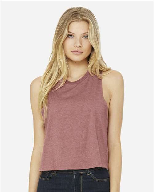 BELLA + CANVAS 6682 - Women's Racerback Crop Tank BELLA + CANVAS