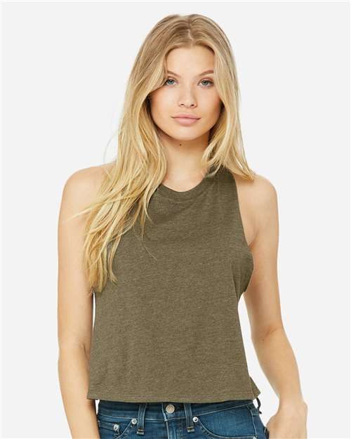 BELLA + CANVAS 6682 - Women's Racerback Crop Tank BELLA + CANVAS