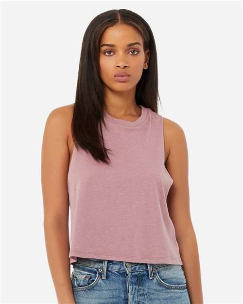 BELLA + CANVAS 6682 - Women's Racerback Crop Tank BELLA + CANVAS