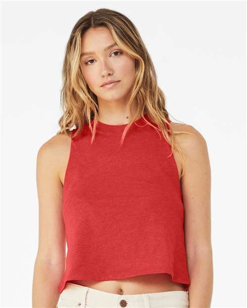 BELLA + CANVAS 6682 - Women's Racerback Crop Tank BELLA + CANVAS