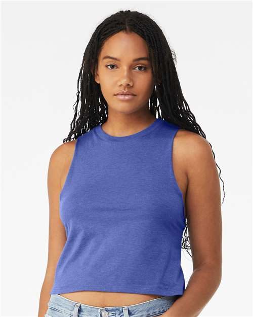BELLA + CANVAS 6682 - Women's Racerback Crop Tank BELLA + CANVAS
