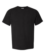 ComfortWash by Hanes GDH100 - Men's Garment-Dyed T-Shirt — Black (flat)
