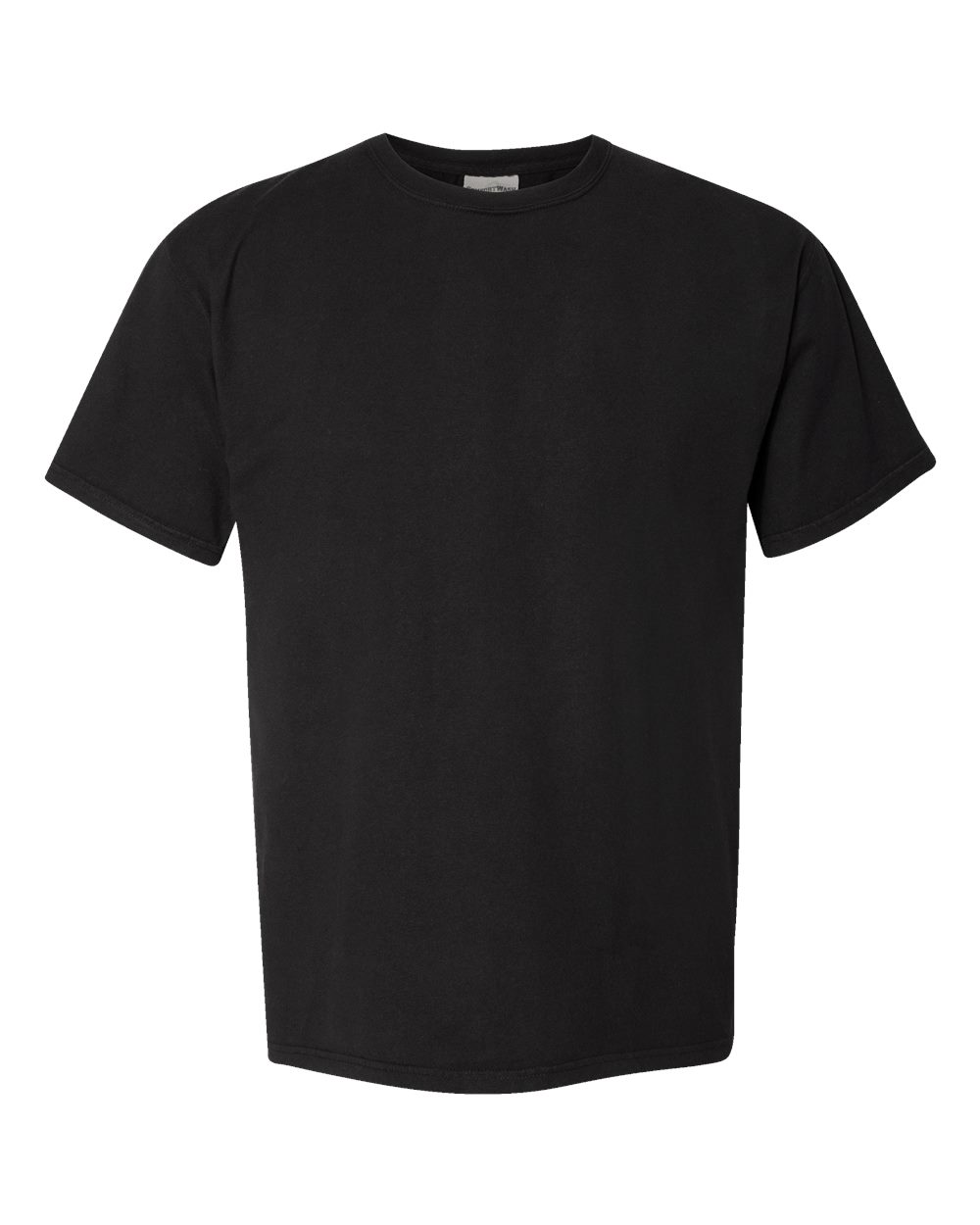 ComfortWash by Hanes GDH100 - Men's Garment-Dyed T-Shirt — Black (flat)