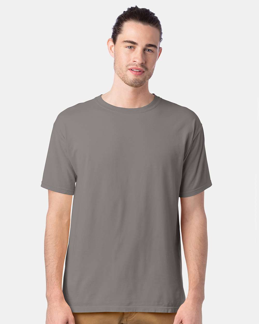 ComfortWash by Hanes GDH100 - Men's Garment-Dyed T-Shirt — Concrete Grey