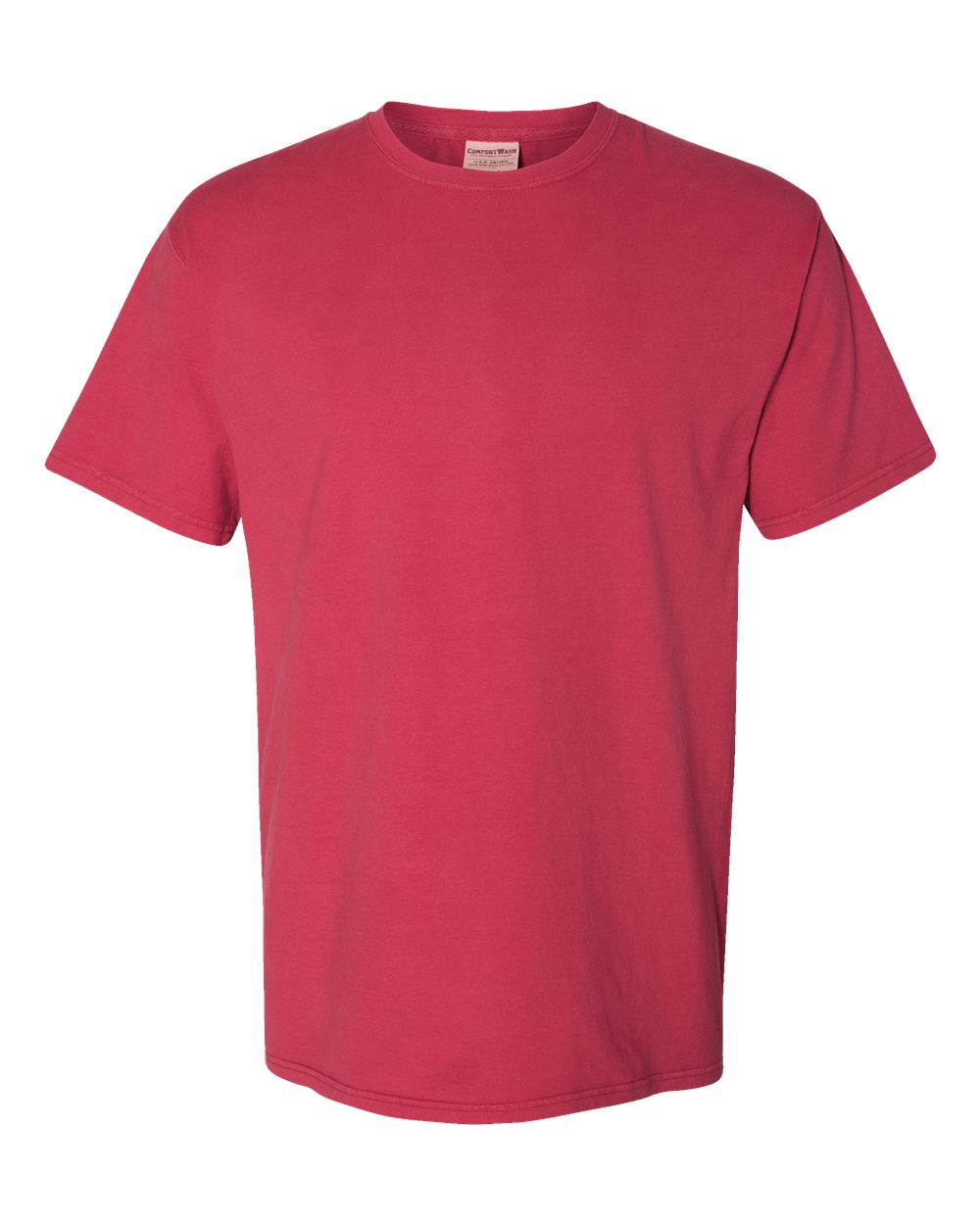 ComfortWash by Hanes GDH100 - Men's Garment-Dyed T-Shirt — Crimson Fall (flat)
