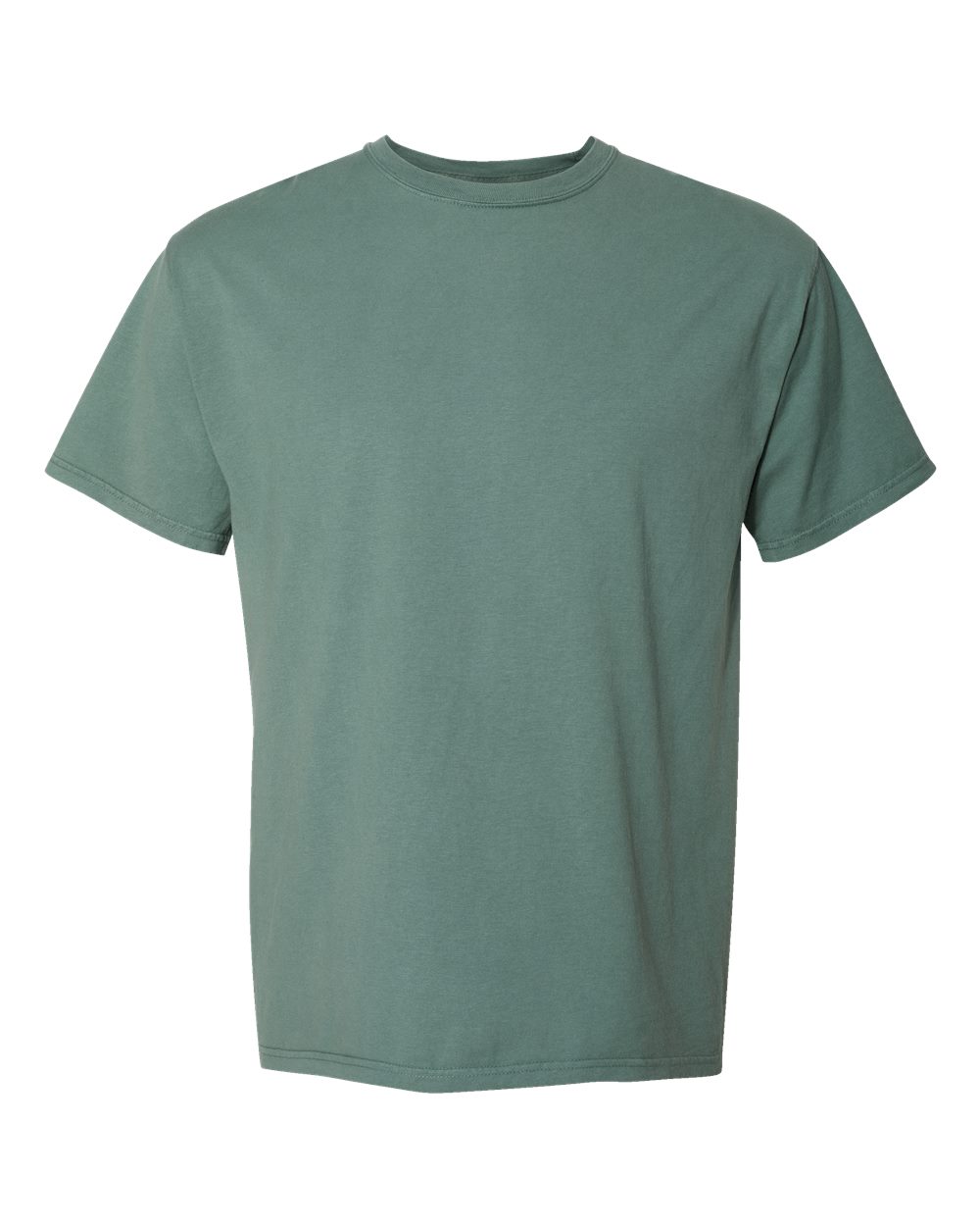 ComfortWash by Hanes GDH100 - Men's Garment-Dyed T-Shirt — Cypress Green (flat)