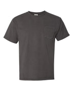 ComfortWash by Hanes GDH150 - Unisex Garment-Dyed Pocket T-Shirt — New Railroad Grey (flat)