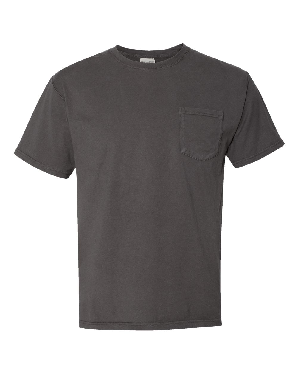 ComfortWash by Hanes GDH150 - Unisex Garment-Dyed Pocket T-Shirt — New Railroad Grey (flat)