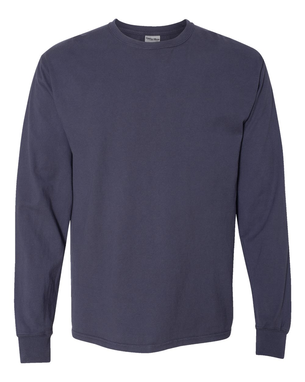 ComfortWash by Hanes GDH200 - Unisex Garment-Dyed Long Sleeve T-Shirt — Anchor Slate (flat)