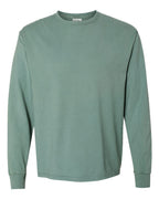 ComfortWash by Hanes GDH200 - Unisex Garment-Dyed Long Sleeve T-Shirt — Cypress Green (flat)