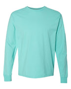 ComfortWash by Hanes GDH200 - Unisex Garment-Dyed Long Sleeve T-Shirt — Mint (flat)