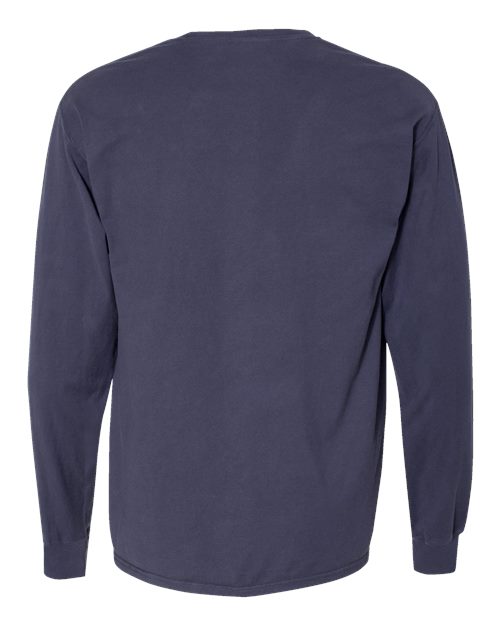 ComfortWash by Hanes GDH250 - Unisex Garment-Dyed Long Sleeve T-Shirt With a Pocket ComfortWash by Hanes