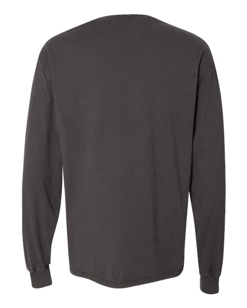 ComfortWash by Hanes GDH250 - Unisex Garment-Dyed Long Sleeve T-Shirt With a Pocket ComfortWash by Hanes
