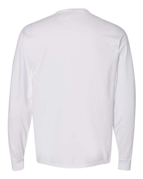 ComfortWash by Hanes GDH250 - Unisex Garment-Dyed Long Sleeve T-Shirt With a Pocket ComfortWash by Hanes