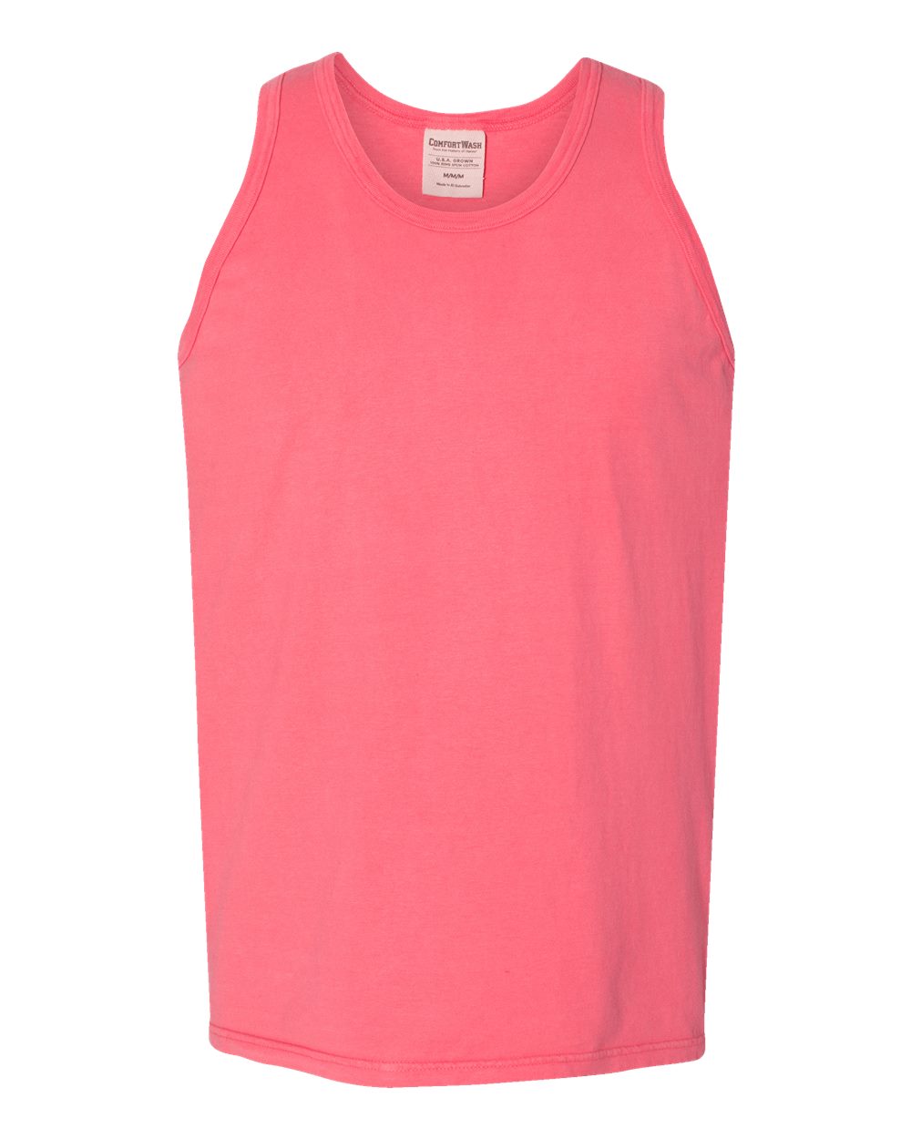 ComfortWash by Hanes GDH300 - Unisex Garment-Dyed Unisex Tank Top — Coral Craze (flat)