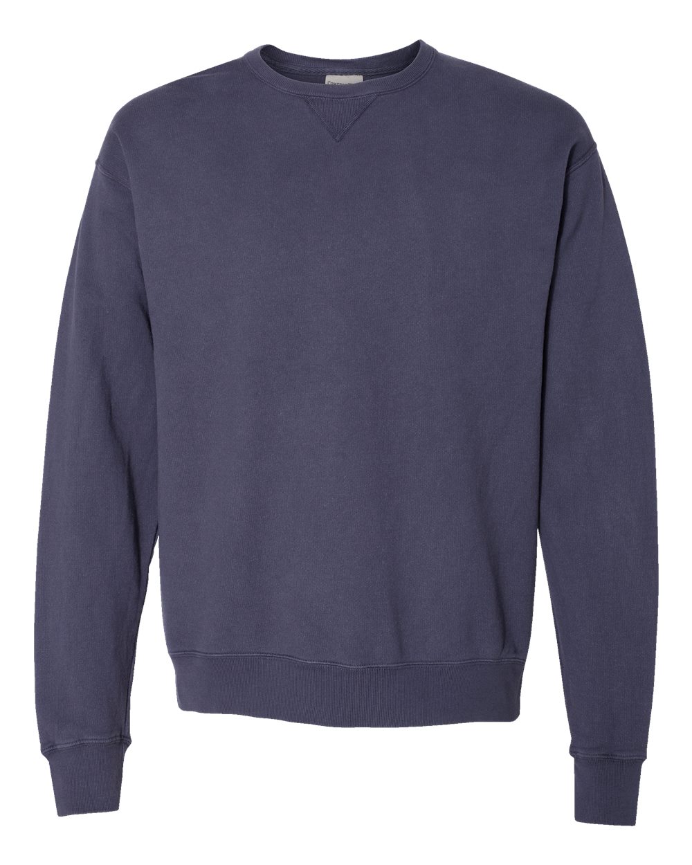 ComfortWash by Hanes GDH400 - Unisex Garment-Dyed Crewneck Sweatshirt — Anchor Slate (flat)
