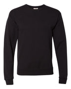 ComfortWash by Hanes GDH400 - Unisex Garment-Dyed Crewneck Sweatshirt — Black (flat)
