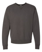 ComfortWash by Hanes GDH400 - Unisex Garment-Dyed Crewneck Sweatshirt — New Railroad Grey (flat)