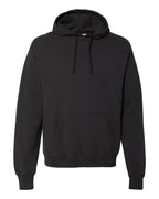 ComfortWash by Hanes GDH450 - Unisex Garment-Dyed Hooded Sweatshirt — Black (flat)