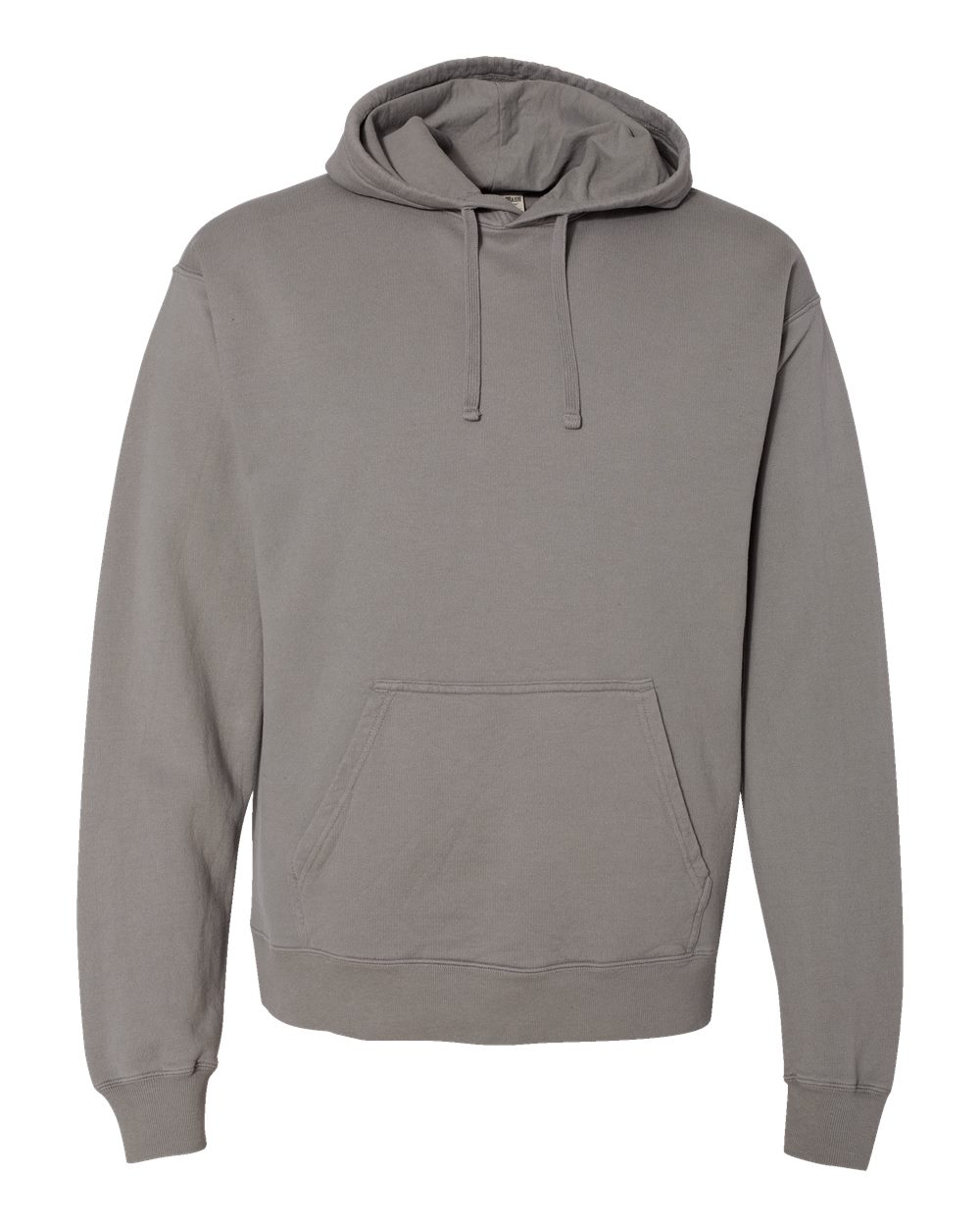 ComfortWash by Hanes GDH450 - Unisex Garment-Dyed Hooded Sweatshirt — Concrete Grey (flat)