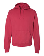 ComfortWash by Hanes GDH450 - Unisex Garment-Dyed Hooded Sweatshirt — Crimson Fall (flat)