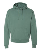 ComfortWash by Hanes GDH450 - Unisex Garment-Dyed Hooded Sweatshirt — Cypress Green (flat)