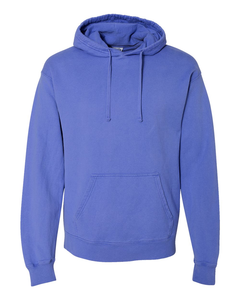 ComfortWash by Hanes GDH450 - Unisex Garment-Dyed Hooded Sweatshirt — Deep Forte Blue (flat)