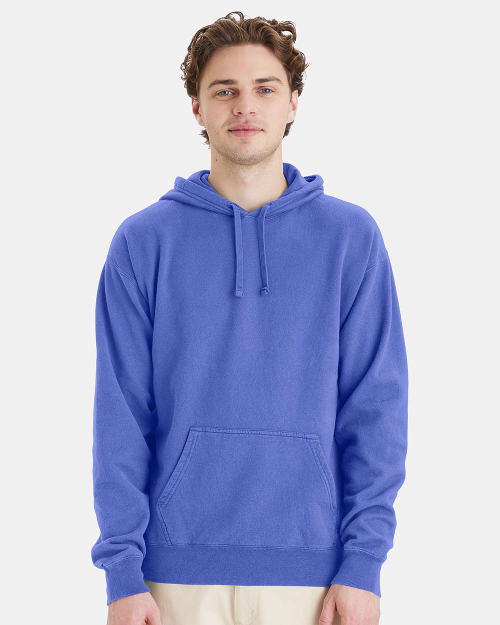 ComfortWash by Hanes GDH450 - Unisex Garment-Dyed Hooded Sweatshirt — Deep Forte Blue