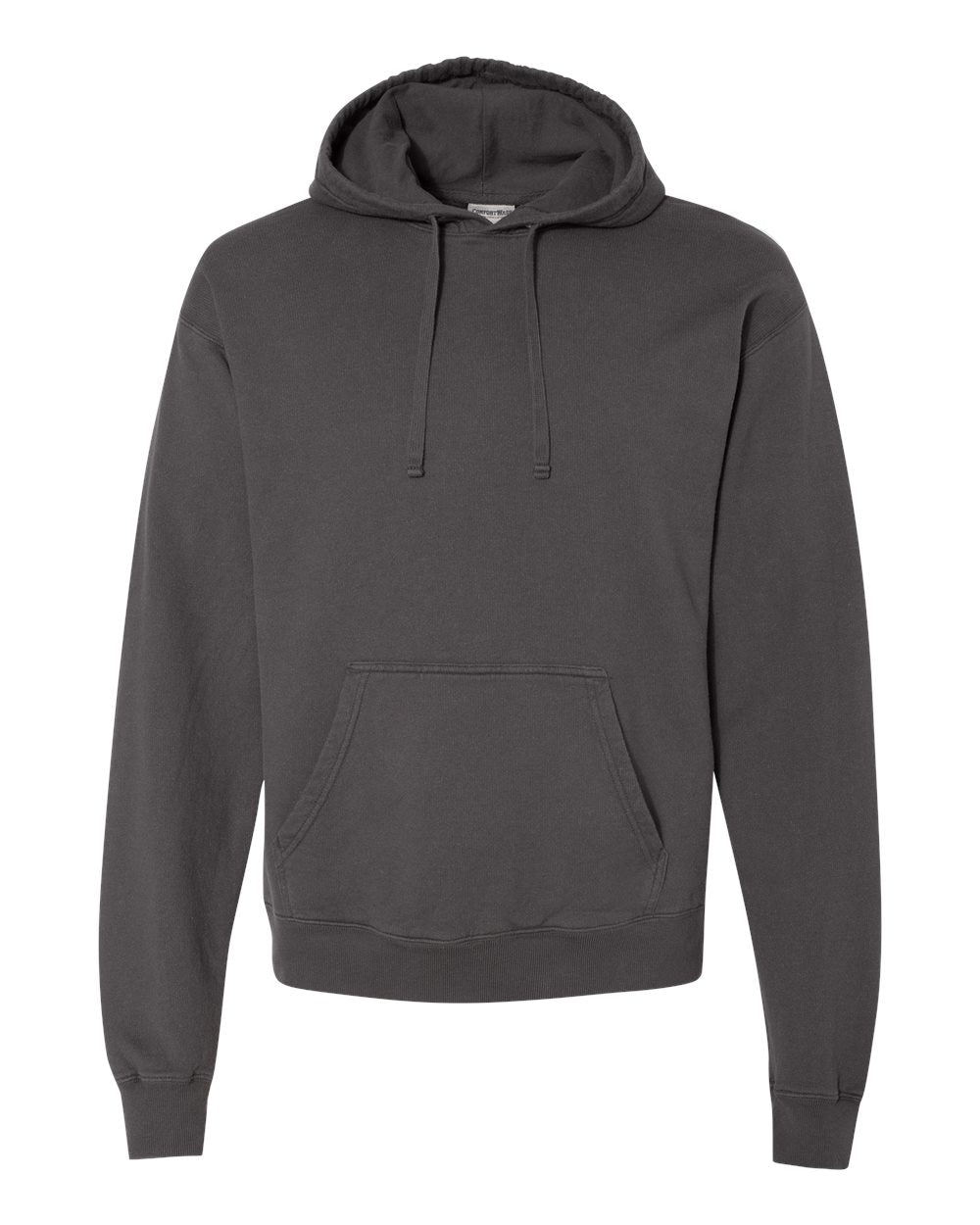 ComfortWash by Hanes GDH450 - Unisex Garment-Dyed Hooded Sweatshirt — New Railroad Grey (flat)