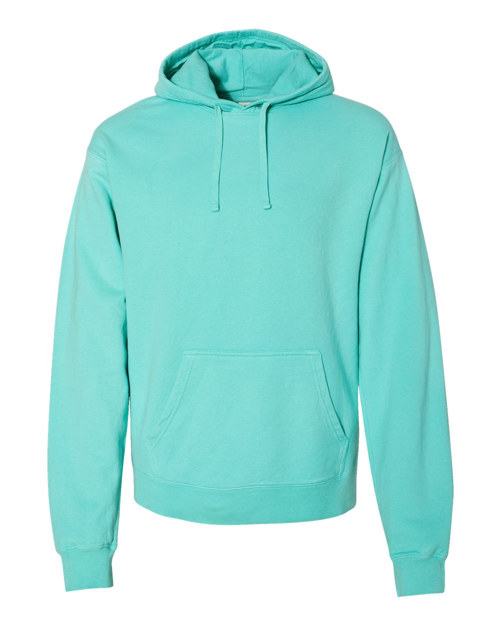 ComfortWash by Hanes GDH450 - Unisex Garment-Dyed Hooded Sweatshirt — Mint (flat)