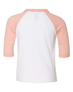 BELLA + CANVAS 3200T - Toddler Three-Quarter Sleeve Baseball Tee BELLA + CANVAS