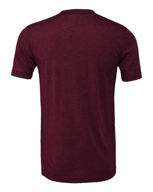 BELLA + CANVAS 3413 - Triblend Tee - Solid Maroon Triblend