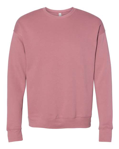 BELLA + CANVAS 3945 - Unisex Sponge Fleece Drop Shoulder Crewneck Sweatshirt - Mauve
