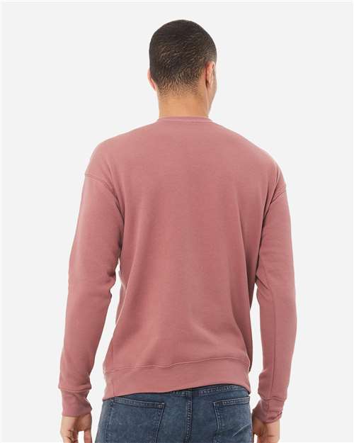 BELLA + CANVAS 3945 - Unisex Sponge Fleece Drop Shoulder Crewneck Sweatshirt - Mauve
