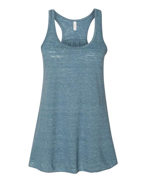 BELLA + CANVAS 8800 - Women's Flowy Racerback Tank - Denim Slub