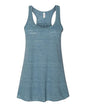 BELLA + CANVAS 8800 - Women's Flowy Racerback Tank - Denim Slub