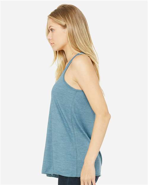 BELLA + CANVAS 8800 - Women's Flowy Racerback Tank - Denim Slub
