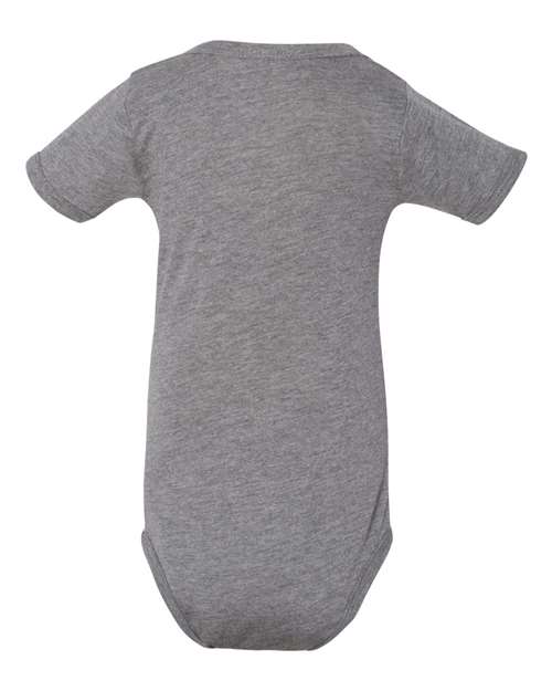 BELLA + CANVAS 134B - Infant Triblend One Piece - Grey Triblend