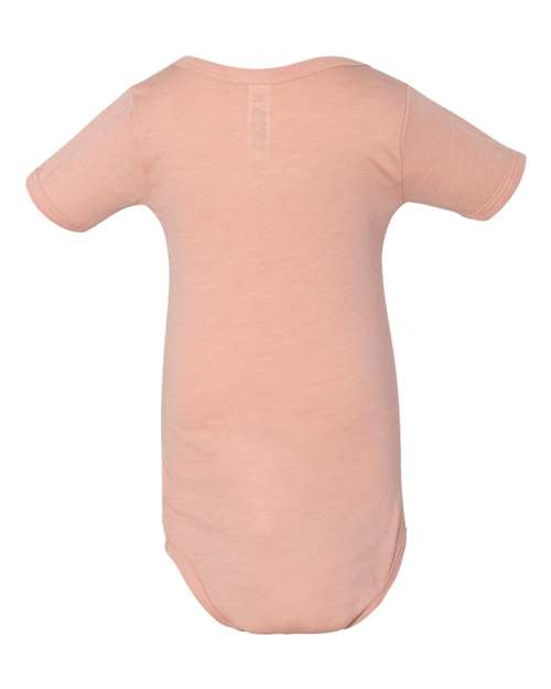 BELLA + CANVAS 134B - Infant Triblend One Piece - Peach Triblend