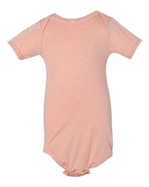 BELLA + CANVAS 134B - Infant Triblend One Piece - Peach Triblend